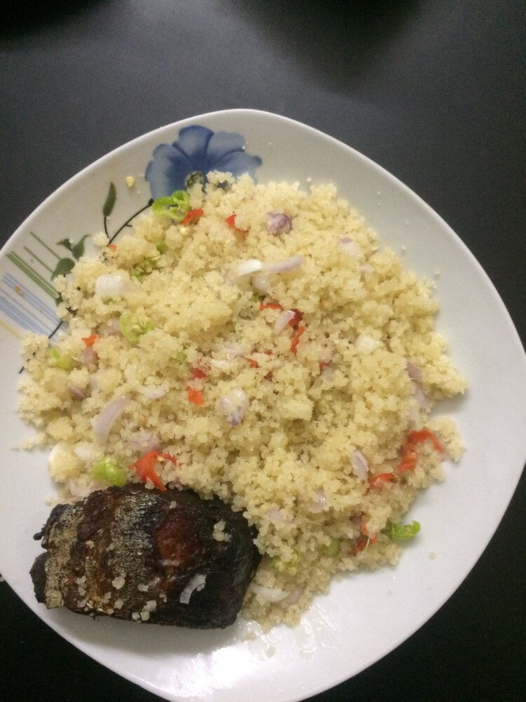 Attiéké poisson