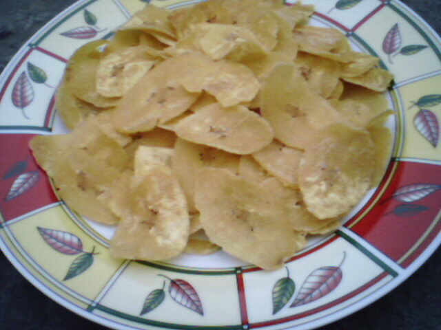 Frites de plantain