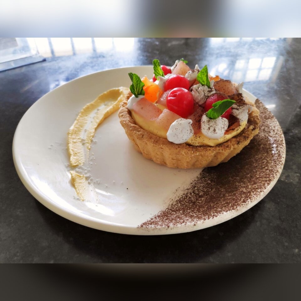 Tarte à la mangue