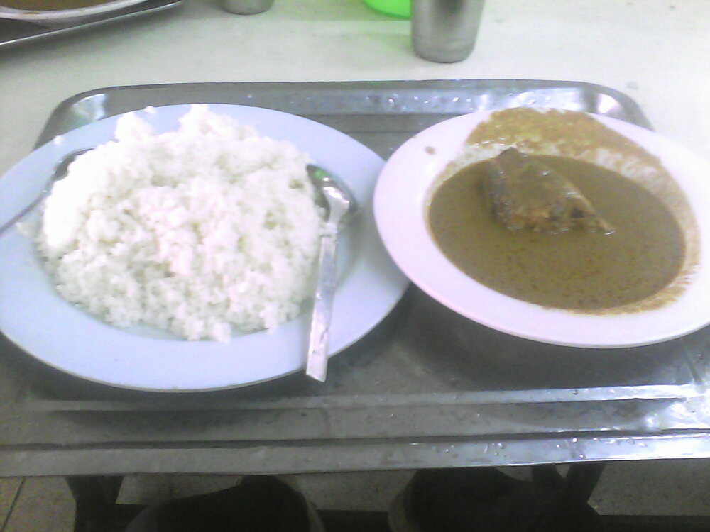 Riz sauce arachide
